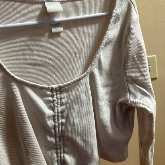 H&M long sleeve ribbed shirt - Picture 5 of 6